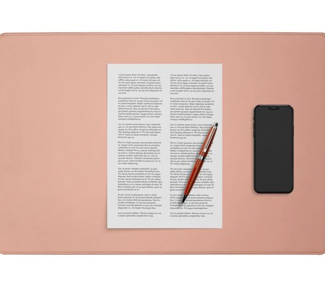 Lavoisier Maroquinier - Coffret classique 60cm en cuir rose - COF-500-60