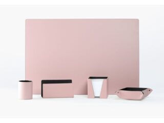 Coffret classique 60cm en cuir rose – COF-500-60 par la marque LAVOISIER Maroquinier LAVOISIER Maroquinier - Coffret classique 60cm en cuir rose – COF-500-60