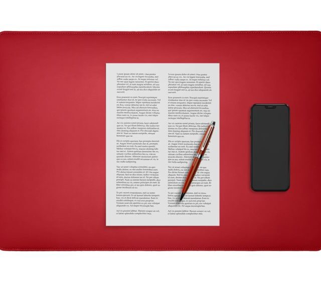 Lavoisier Maroquinier - Coffret classique 60cm en cuir rouge - COF-500-60