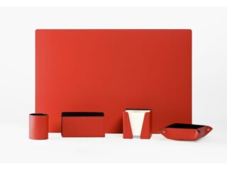 LAVOISIER Maroquinier - Coffret classique 60cm en cuir rouge  COF-500-60