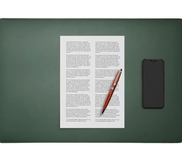 Lavoisier Maroquinier - Coffret classique 60cm en cuir vert - COF-500-60