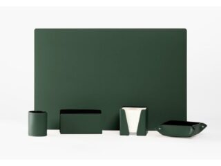LAVOISIER Maroquinier - Coffret classique 60cm en cuir vert  COF-500-60