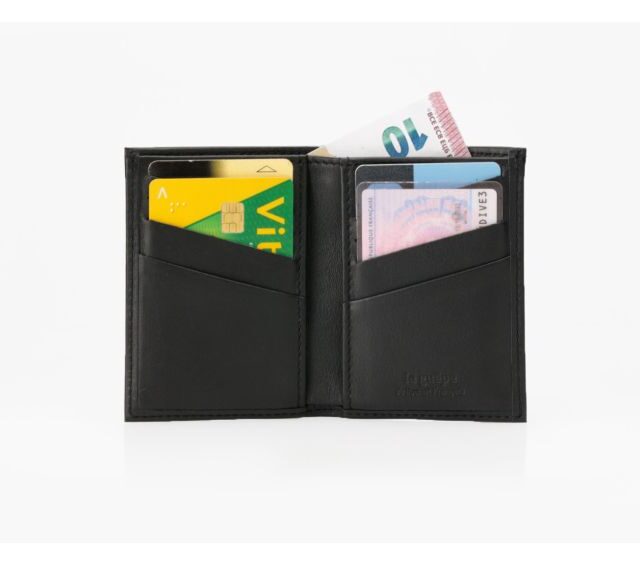 La Guêpe - Petite Maroquinerie - Coffret portefeuille anti-RFID et porte monnaie