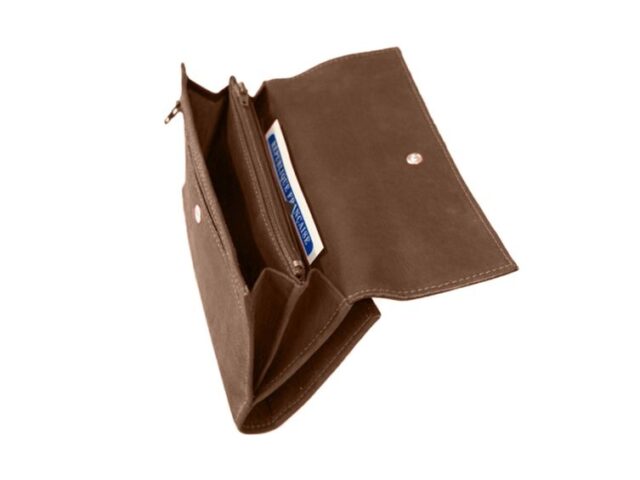 La Guêpe - Petite Maroquinerie - Portefeuille compagnon en cuir gold - 573