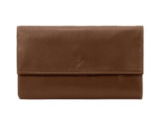 Portefeuille compagnon en cuir gold – 573 par la marque La Guêpe La Guêpe - Portefeuille compagnon en cuir gold – 573