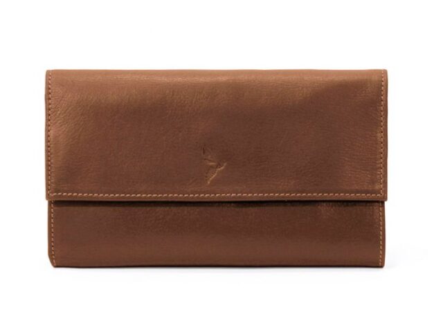 La Guêpe - Petite Maroquinerie - Portefeuille compagnon en cuir gold - 573