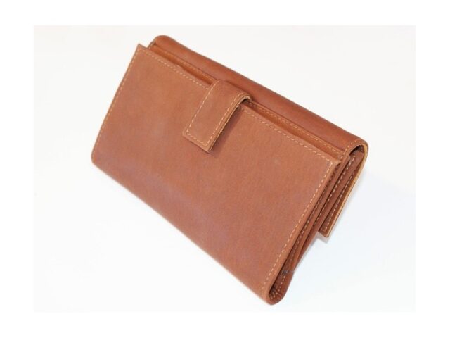 La Guêpe - Petite Maroquinerie - Portefeuille compagnon en cuir gold - 573