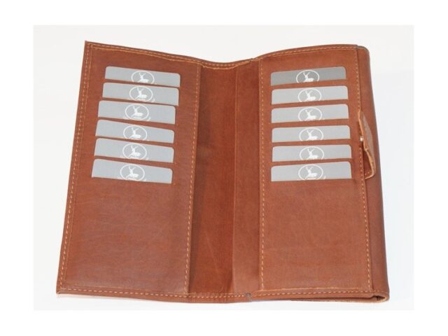 La Guêpe - Petite Maroquinerie - Portefeuille compagnon en cuir gold - 573