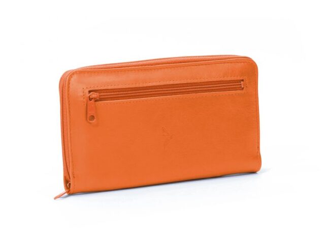 La Guêpe - Petite Maroquinerie - Compagnon cuir orange hermétique - 263