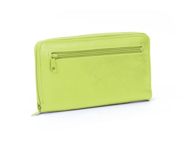 La Guêpe - Petite Maroquinerie - Compagnon cuir anis hermétique - 263