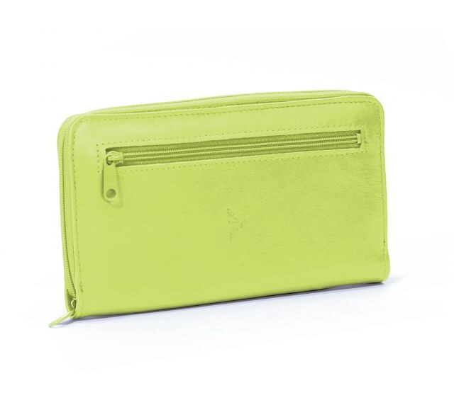 La Guêpe - Petite Maroquinerie - Compagnon cuir anis hermétique - 263