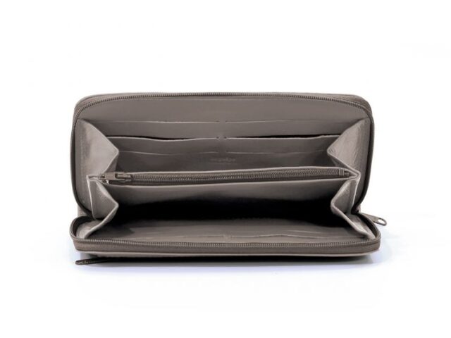 La Guêpe - Petite Maroquinerie - Compagnon cuir taupe hermétique - 263