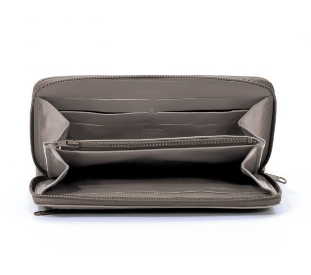 La Guêpe - Petite Maroquinerie - Compagnon cuir taupe hermétique - 263