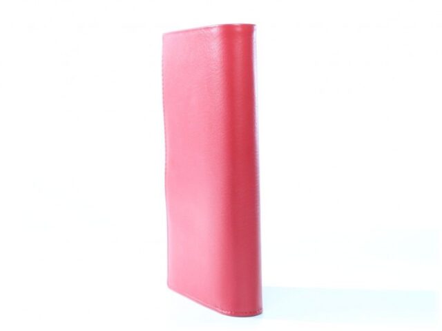 La Guêpe - Petite Maroquinerie - Compagnon en cuir de veau rouge - 464