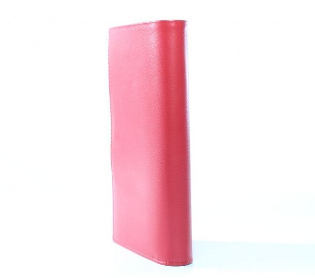 La Guêpe - Petite Maroquinerie - Compagnon en cuir de veau rouge - 464