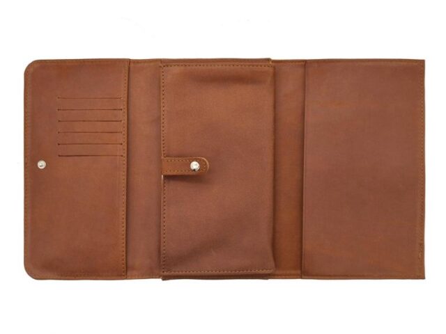 La Guêpe - Petite Maroquinerie - Compagnon en cuir fauve - B84