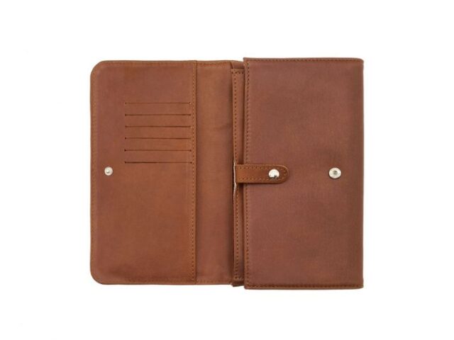 La Guêpe - Petite Maroquinerie - Compagnon en cuir fauve - B84