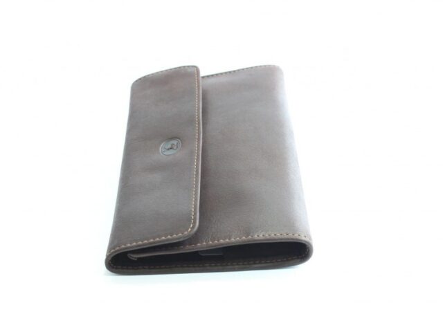 La Guêpe - Petite Maroquinerie - Compagnon en cuir marron - 290