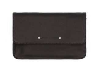 La Guêpe - Compagnon format Iphone X+ en cuir noir – 999