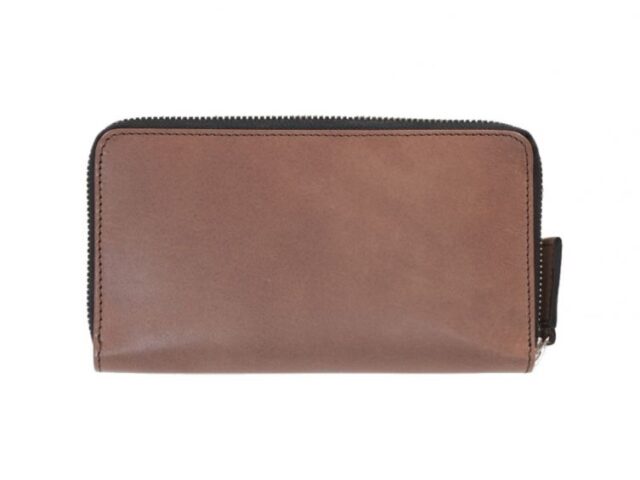 La Guêpe - Petite Maroquinerie - Compagnon hermétique "Luxe" en cuir marron - 20 cm - PM-024-01