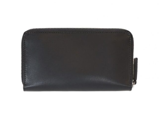 La Guêpe - Petite Maroquinerie - Compagnon hermétique "Luxe" en cuir noir - 20 cm - PM-024-01