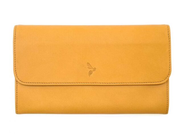 La Guêpe - Petite Maroquinerie - Compagnon "Luxe" en cuir gold - 20 cm - PM-004-01