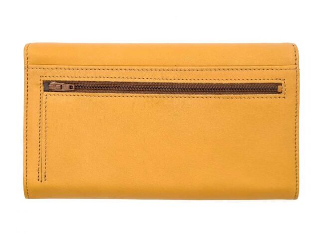 La Guêpe - Petite Maroquinerie - Compagnon "Luxe" en cuir gold - 20 cm - PM-004-01