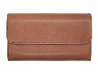 La Guêpe - Compagnon Luxe en cuir marron  20 cm  PM-004-01