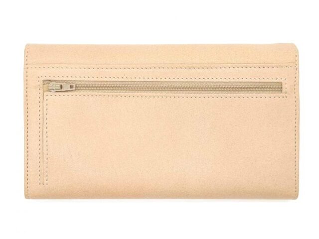 La Guêpe - Petite Maroquinerie - Compagnon "Luxe" en cuir nude - 20 cm - PM-004-01