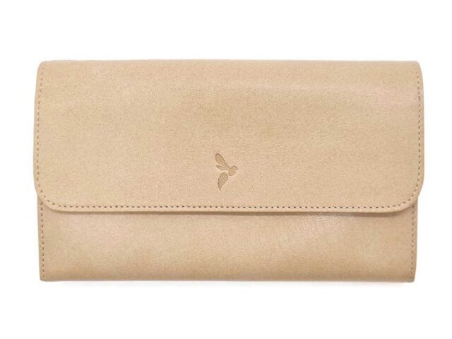 La Guêpe - Compagnon “Luxe” en cuir nude – 20 cm – PM-004-01