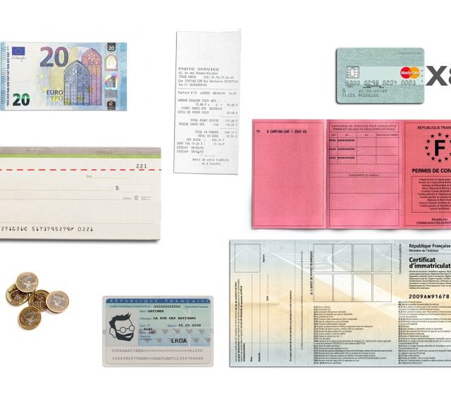 La Guêpe - Petite Maroquinerie - Compagnon - Porte-chéquier en cuir - anis - 135