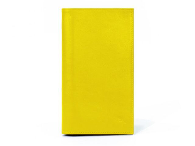 La Guêpe - Compagnon – Porte-chéquier en cuir – jaune – 135