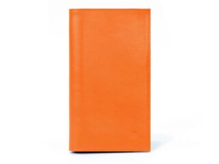 La Guêpe - Compagnon – Porte-chéquier en cuir – orange – 135