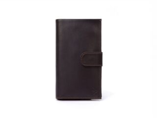 La Guêpe - Compagnon portefeuille en cuir marron – 464
