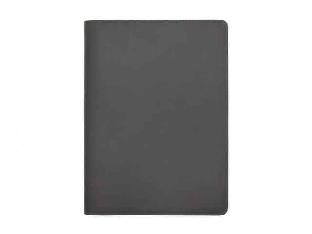 LAVOISIER Maroquinier - Conférencier A4 en cuir gris fer