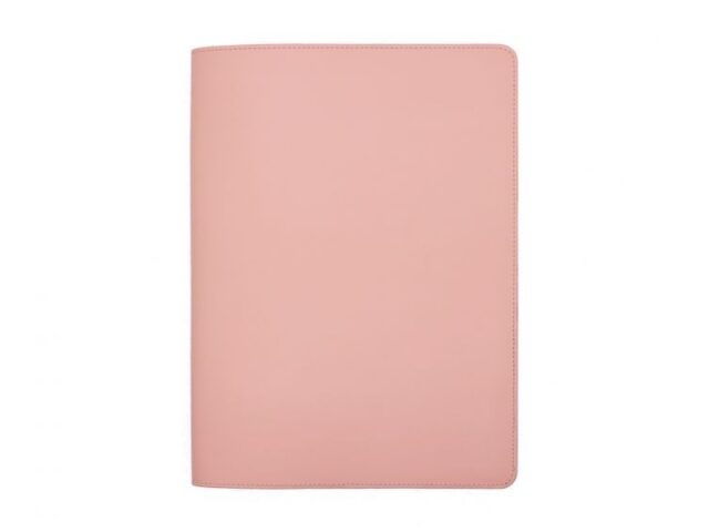 LAVOISIER Maroquinier - Conférencier A4 en cuir rose