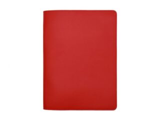 LAVOISIER Maroquinier - Conférencier A4 en cuir rouge coquelicot