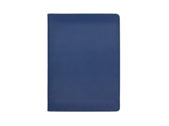 LAVOISIER Maroquinier - Conférencier A5 en cuir bleu cobalt