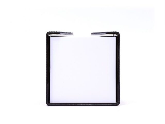 Lavoisier Maroquinier - Cube à mémos en cuir noir