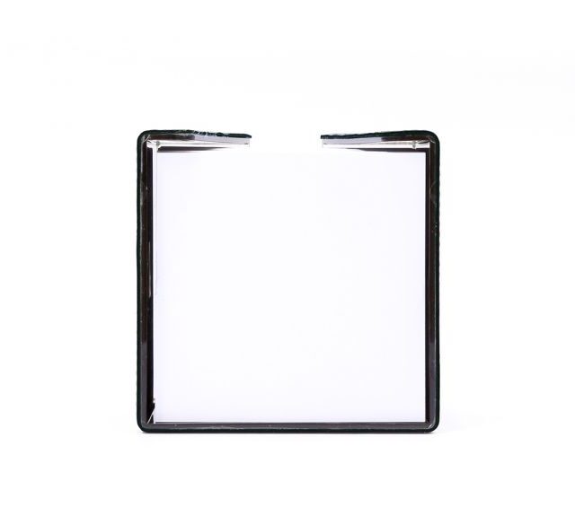 Lavoisier Maroquinier - Cube à mémos en cuir vert anglais