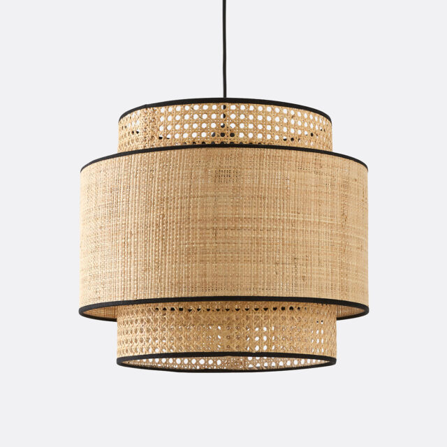LA REDOUTE INTERIEURS - Suspension / Abat-jour Double Ø40 Cm Dolkie