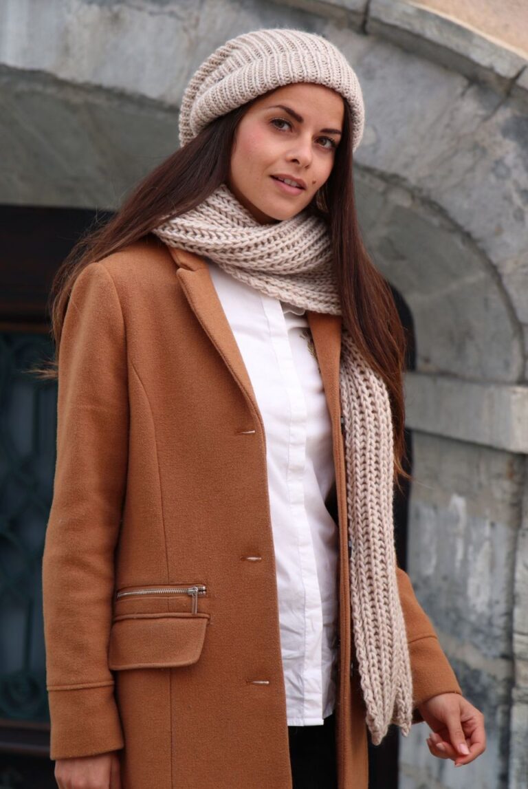 Maison Bonnefoy - Écharpe Colombe Ficelle (Colombe)