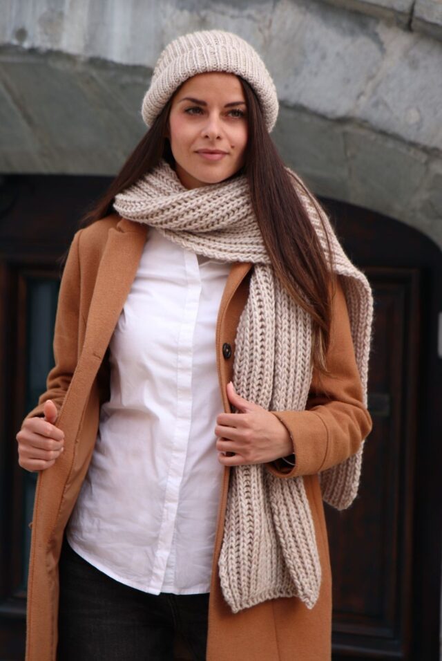 Maison Bonnefoy - Écharpe Colombe Ficelle (Colombe)