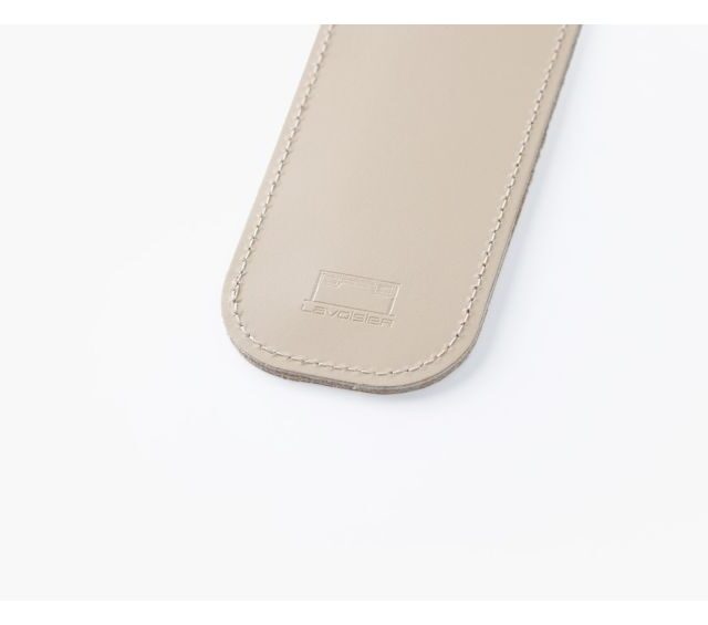 Lavoisier Maroquinier - Etui 1 stylo en cuir beige - ET503