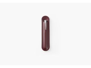 LAVOISIER Maroquinier - Etui 1 stylo en cuir bordeaux  ET503