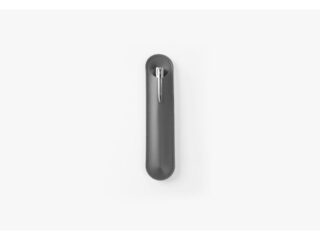 LAVOISIER Maroquinier - Etui 1 stylo en cuir gris  ET503