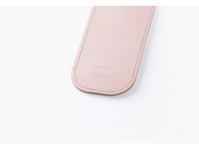 Lavoisier Maroquinier - Etui 1 stylo en cuir rose - ET503