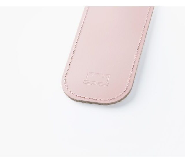 Lavoisier Maroquinier - Etui 1 stylo en cuir rose - ET503
