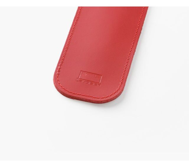 Lavoisier Maroquinier - Etui 1 stylo en cuir rouge - ET503