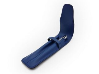 LAVOISIER Maroquinier - Etui 2 stylos en cuir bleu – ET502